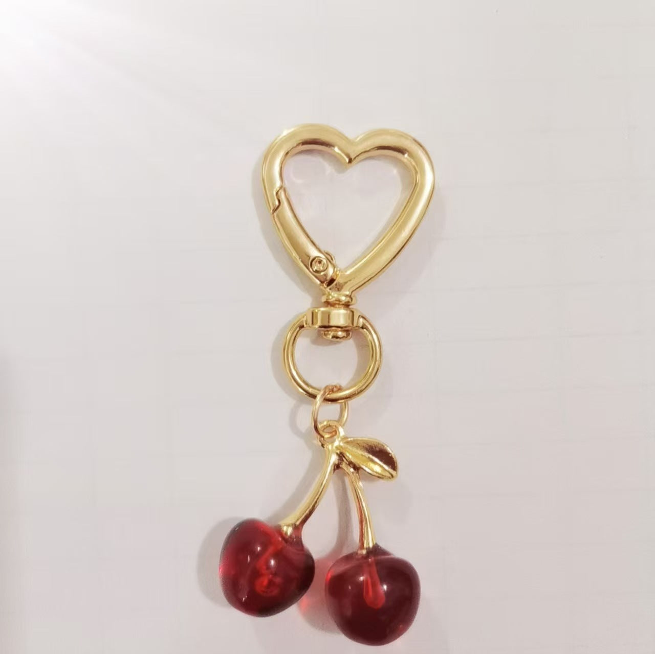 Cherry Alloy Keychain & Bag Pendant
