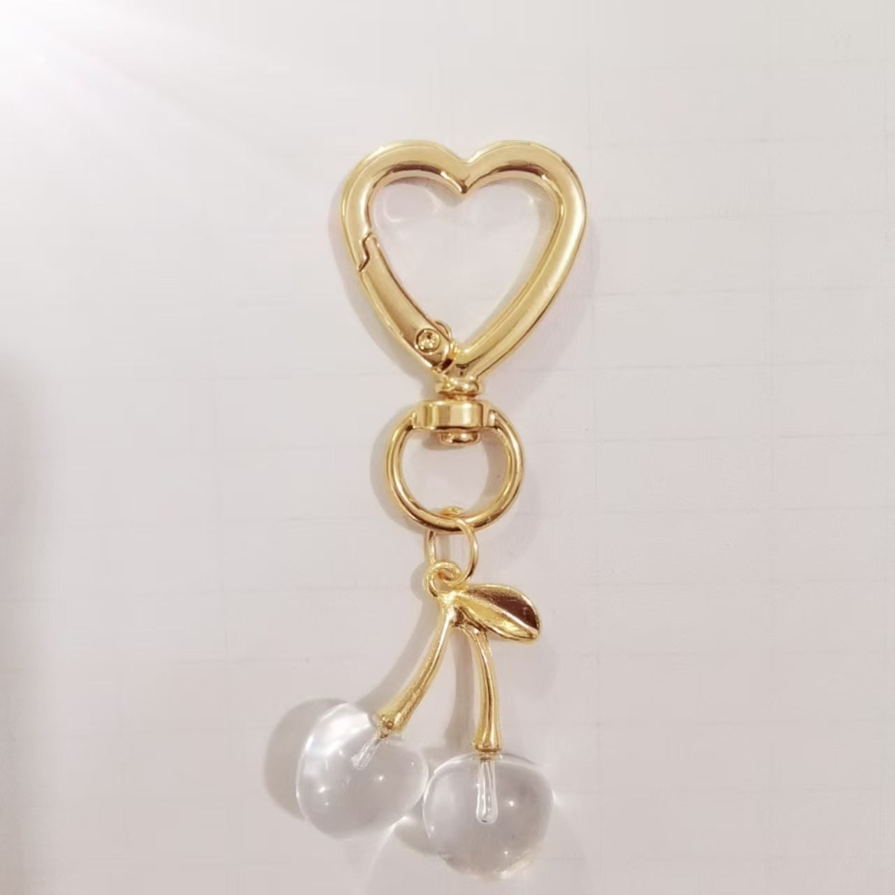 Cherry Alloy Keychain & Bag Pendant