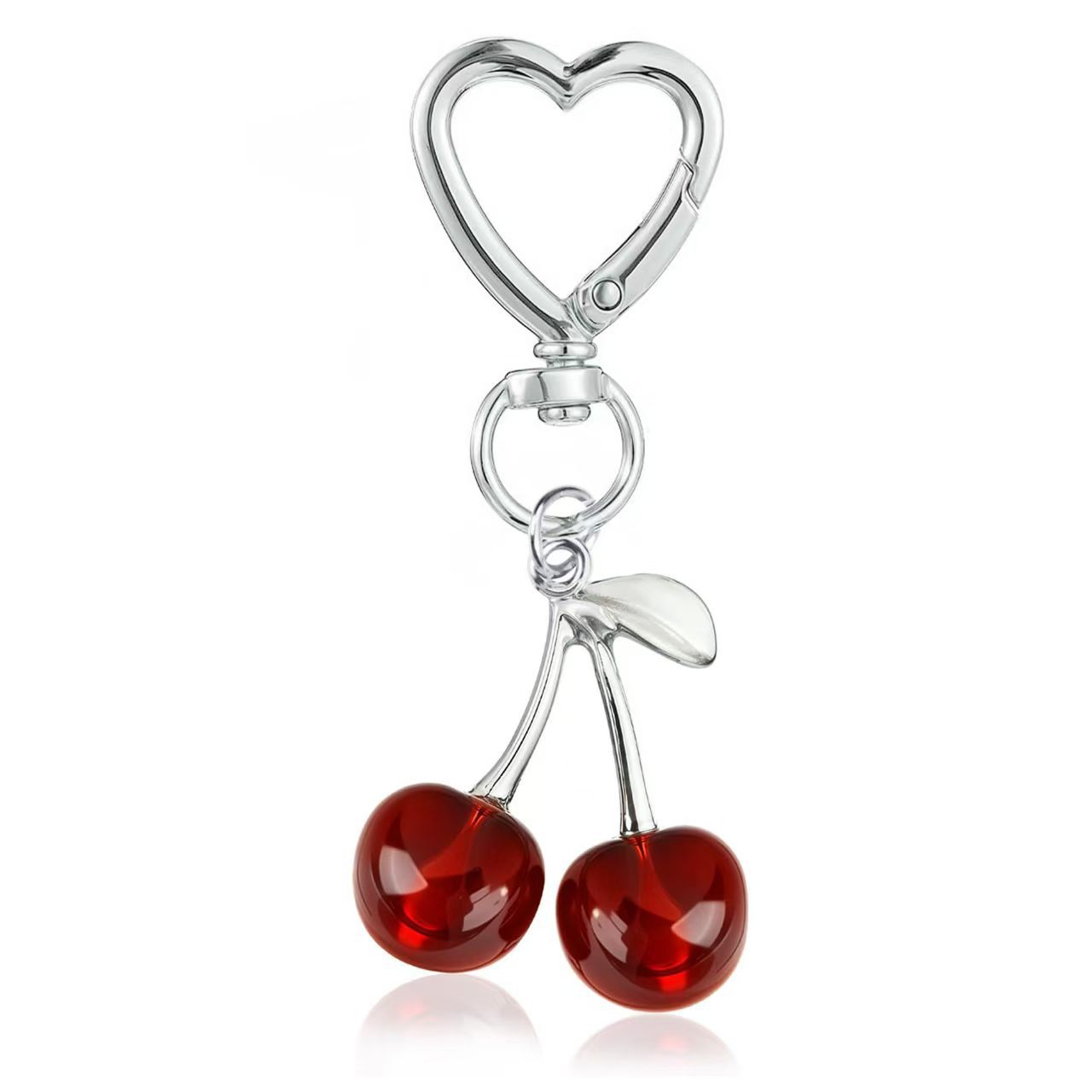 Cherry Alloy Keychain & Bag Pendant