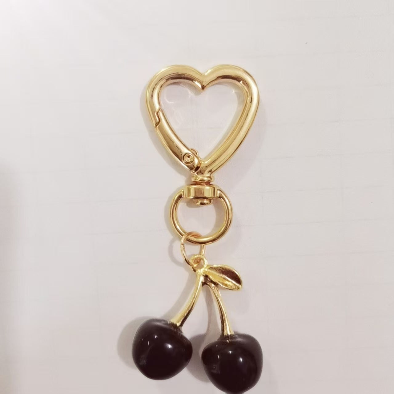 Cherry Alloy Keychain & Bag Pendant