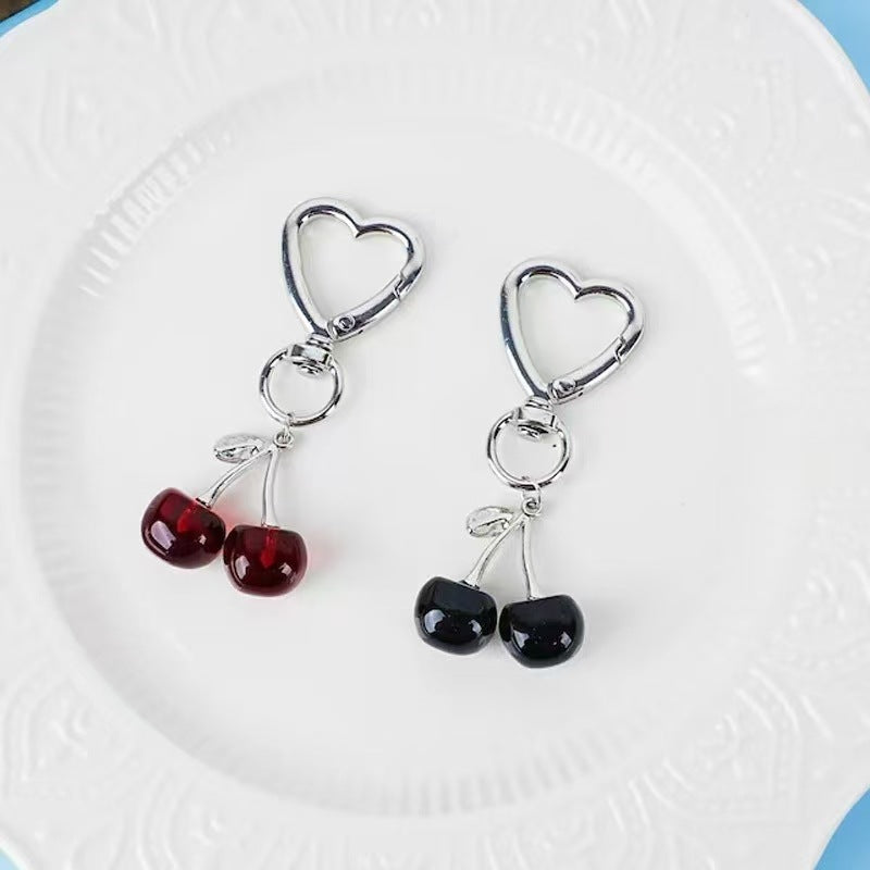 Cherry Alloy Keychain & Bag Pendant