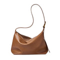 Yaffa Safa cowhide leather shoulder bag in brown, black, wheat, coffee and white