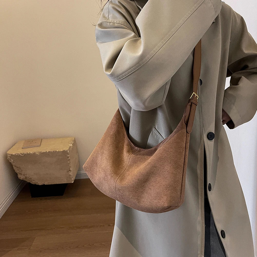 Yaffa Lana crescent hobo bag