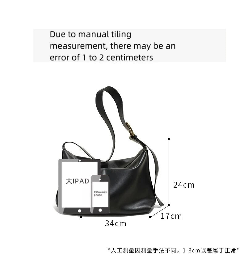 Yaffa Safa cowhide leather shoulder bag in brown, black, wheat, coffee and white