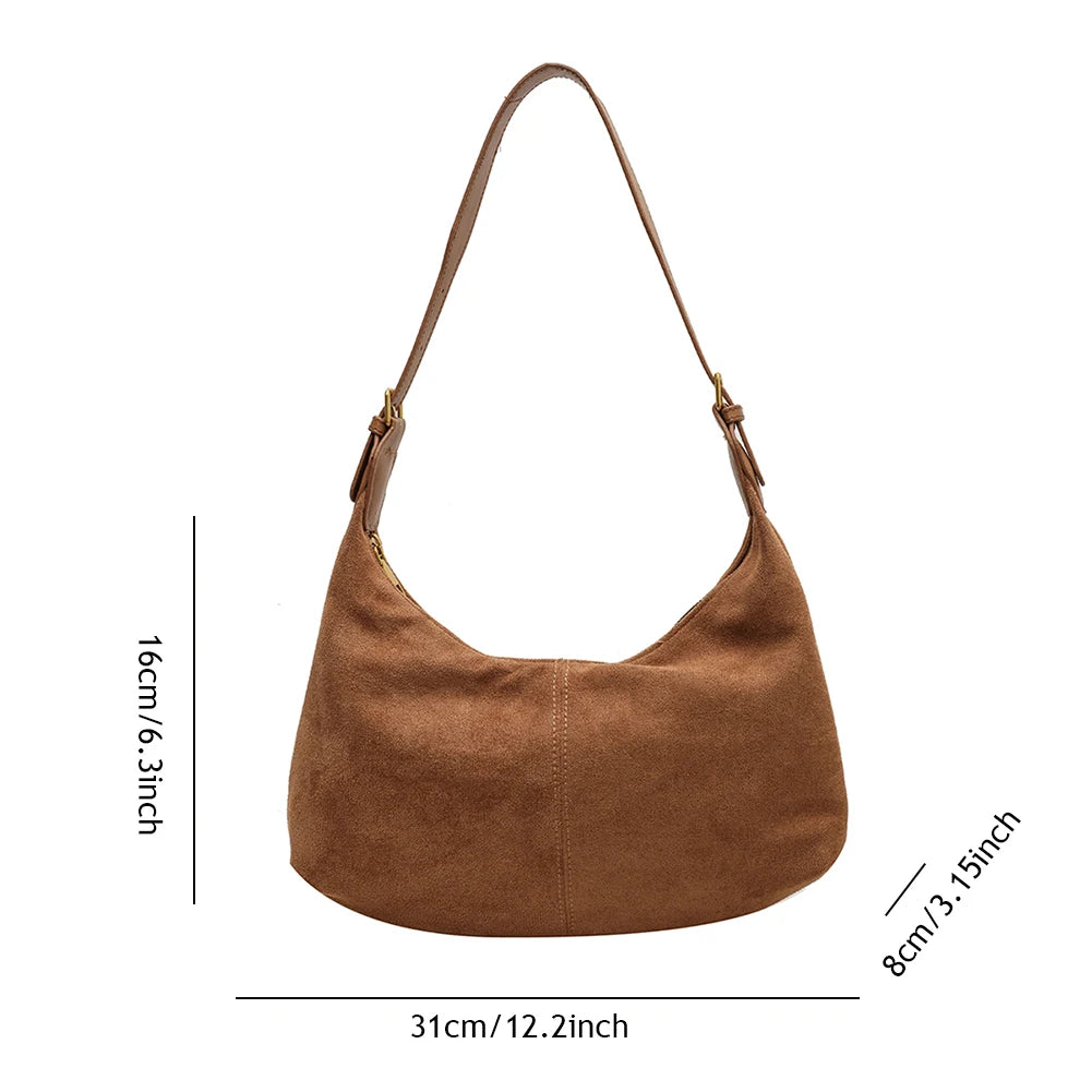 Yaffa Lana crescent hobo bag