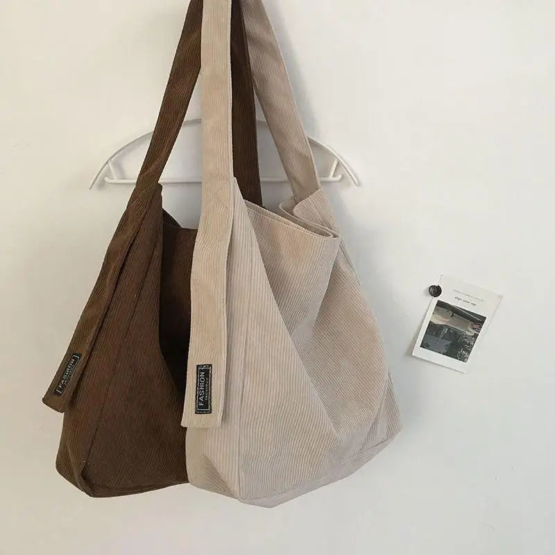 Yaffa Leah corduroy tote bag