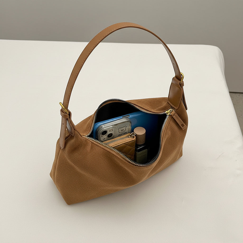 Yaffa Lana crescent hobo bag