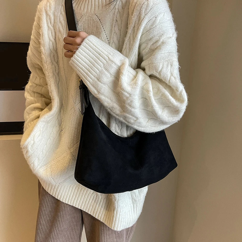 Yaffa Lana crescent hobo bag