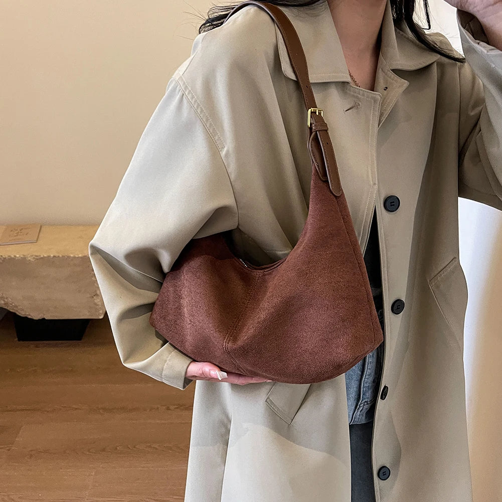 Yaffa Lana crescent hobo bag