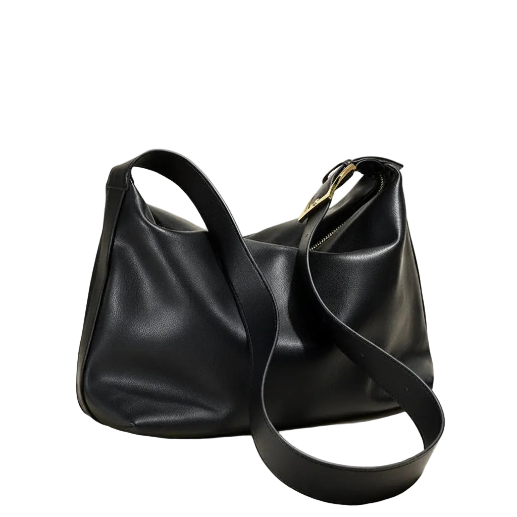 Yaffa Safa cowhide leather shoulder bag in brown, black, wheat, coffee and white