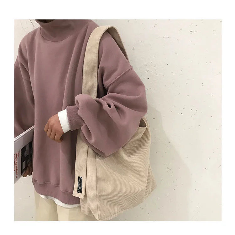 Yaffa Leah corduroy tote bag