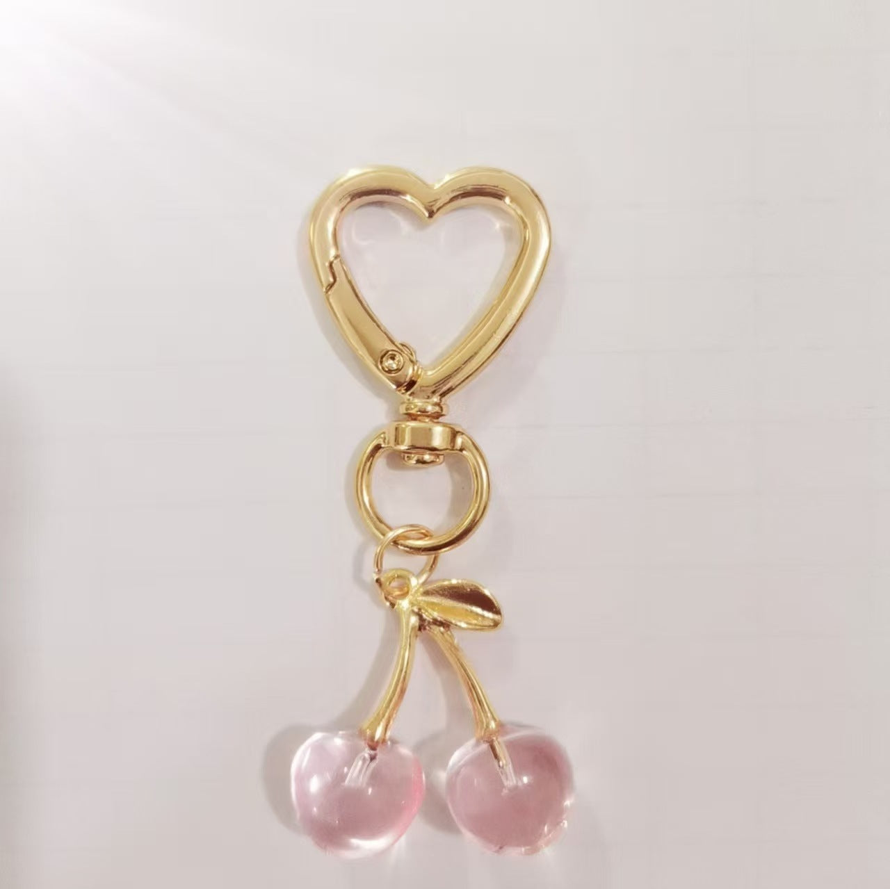 Cherry Alloy Keychain & Bag Pendant